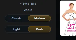 Plekt Appearance control showing the Light and Dark theme switch