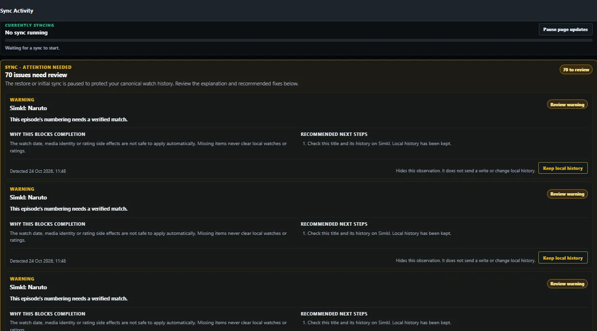 Sync Activity and tools | Plekt